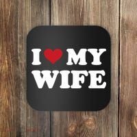 I Heart My Wife Coaster thumb 0