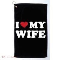 I Heart My Wife Golf Towel thumb 0