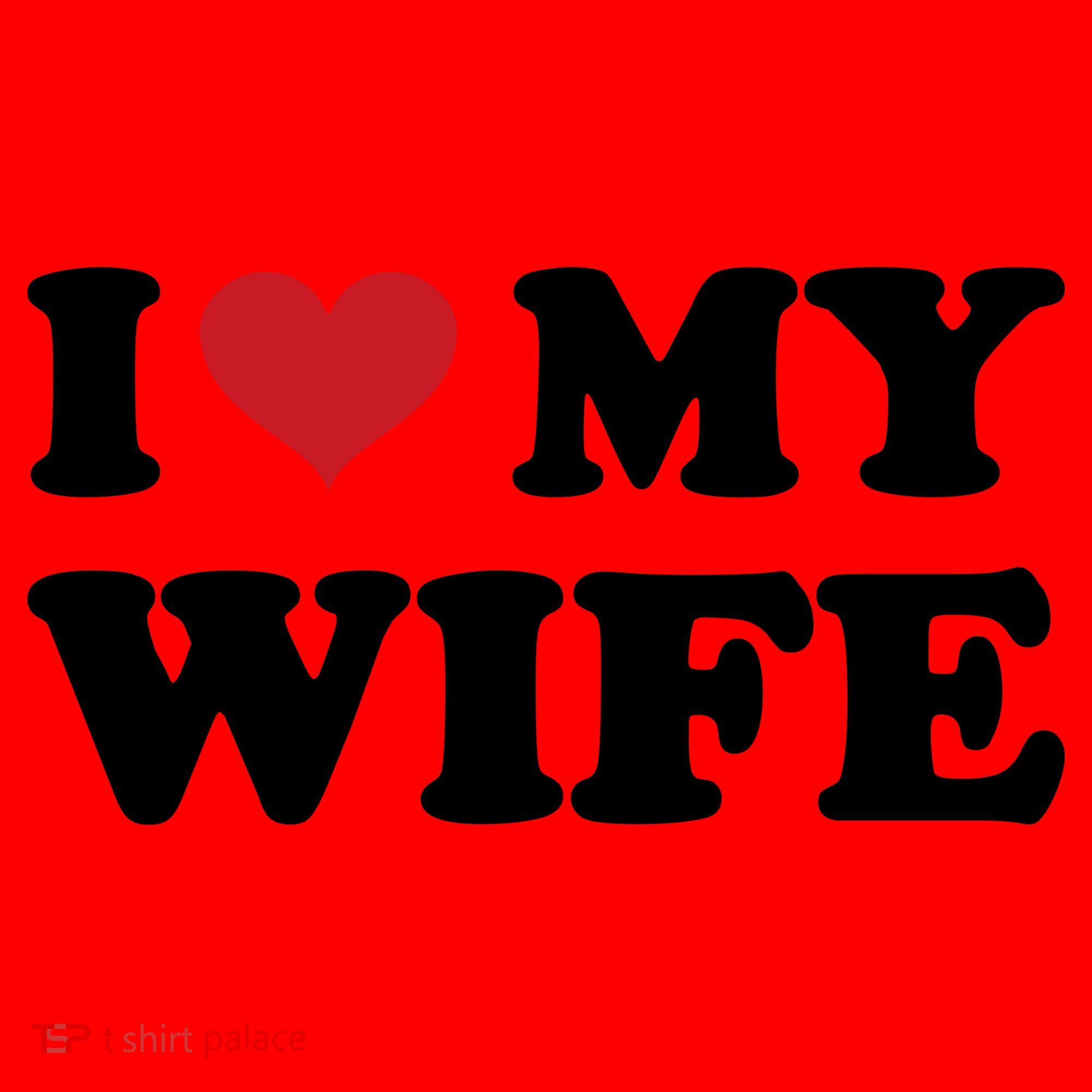I Heart My Wife Santa Hat