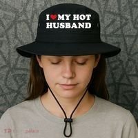 I Heart My Hot Husband Bucket Hat thumb 3