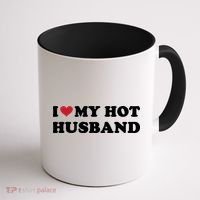 I Heart My Hot Husband Coffee Mug thumb 1