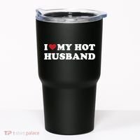 I Heart My Hot Husband Tumbler thumb 0