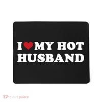 I Heart My Hot Husband Mousepad thumb 0