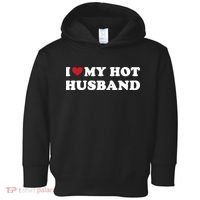 I Heart My Hot Husband Toddler Hoodie thumb 0