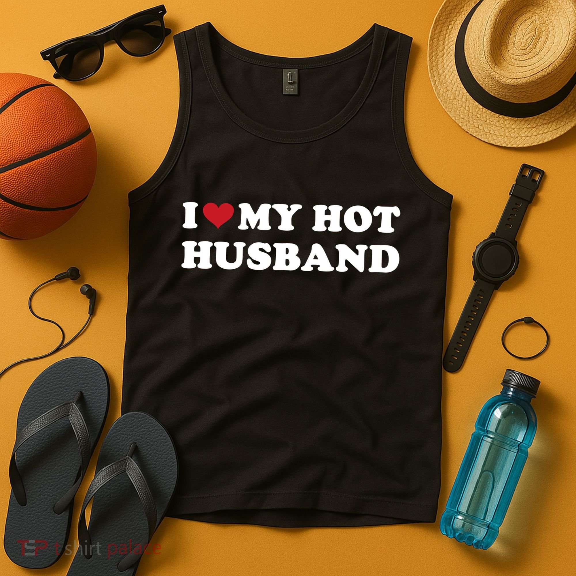 I Heart My Hot Husband Tank Top
