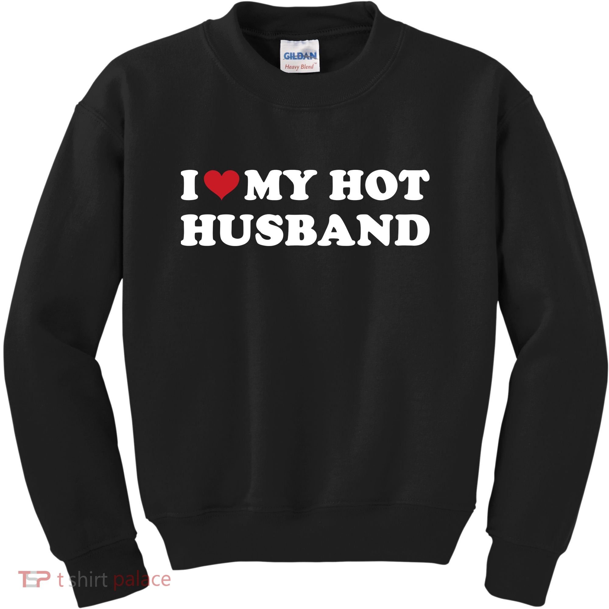 I Heart My Hot Husband Kids Sweatshirt