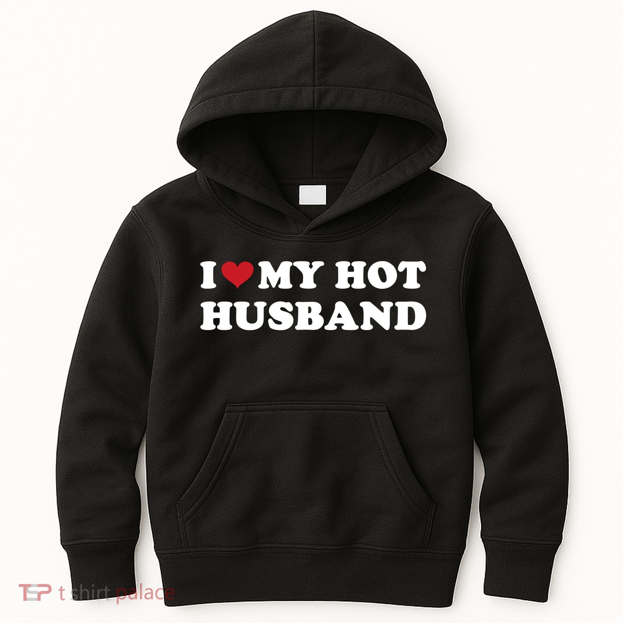 I Heart My Hot Husband Kids Hoodie