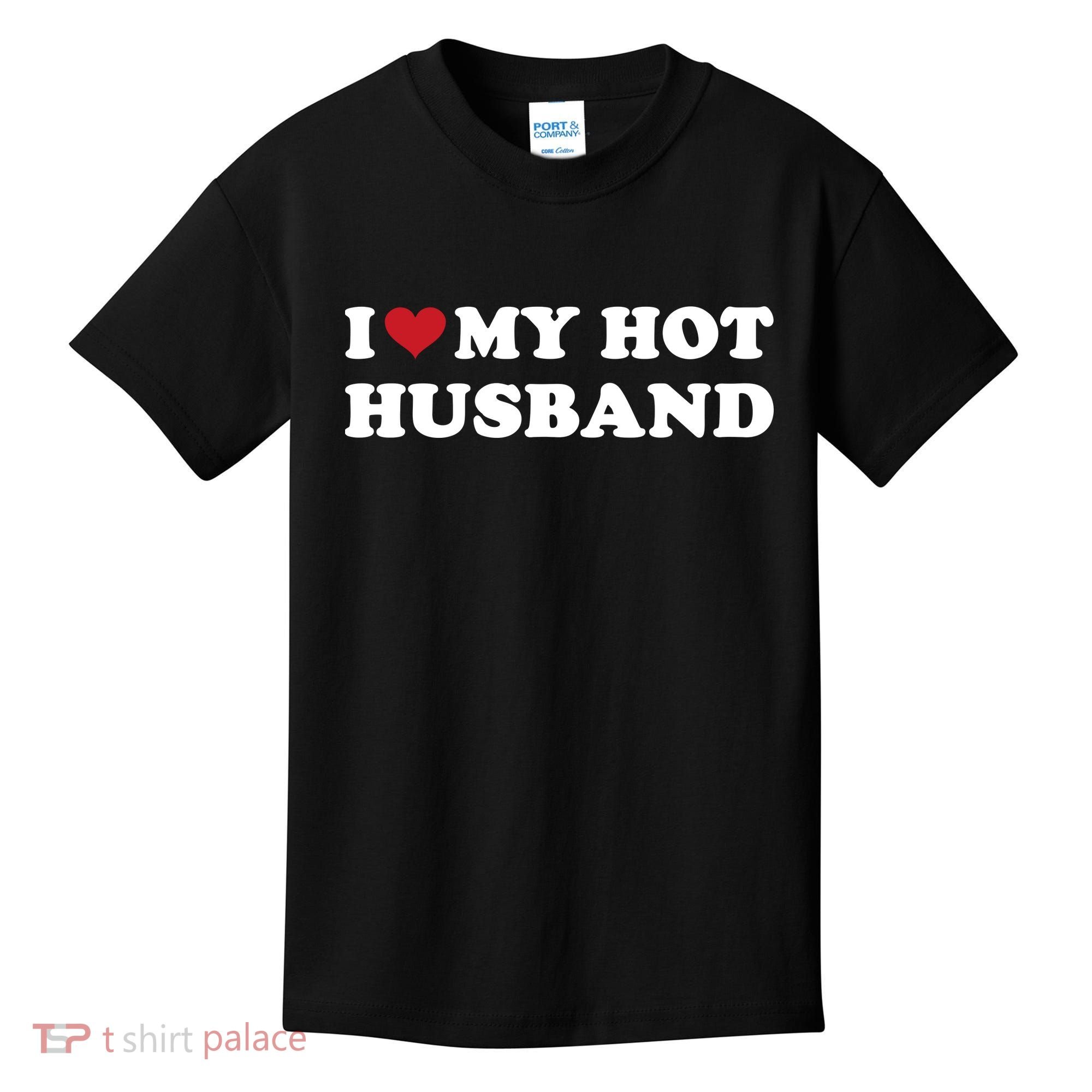I Heart My Hot Husband Kids T-Shirt