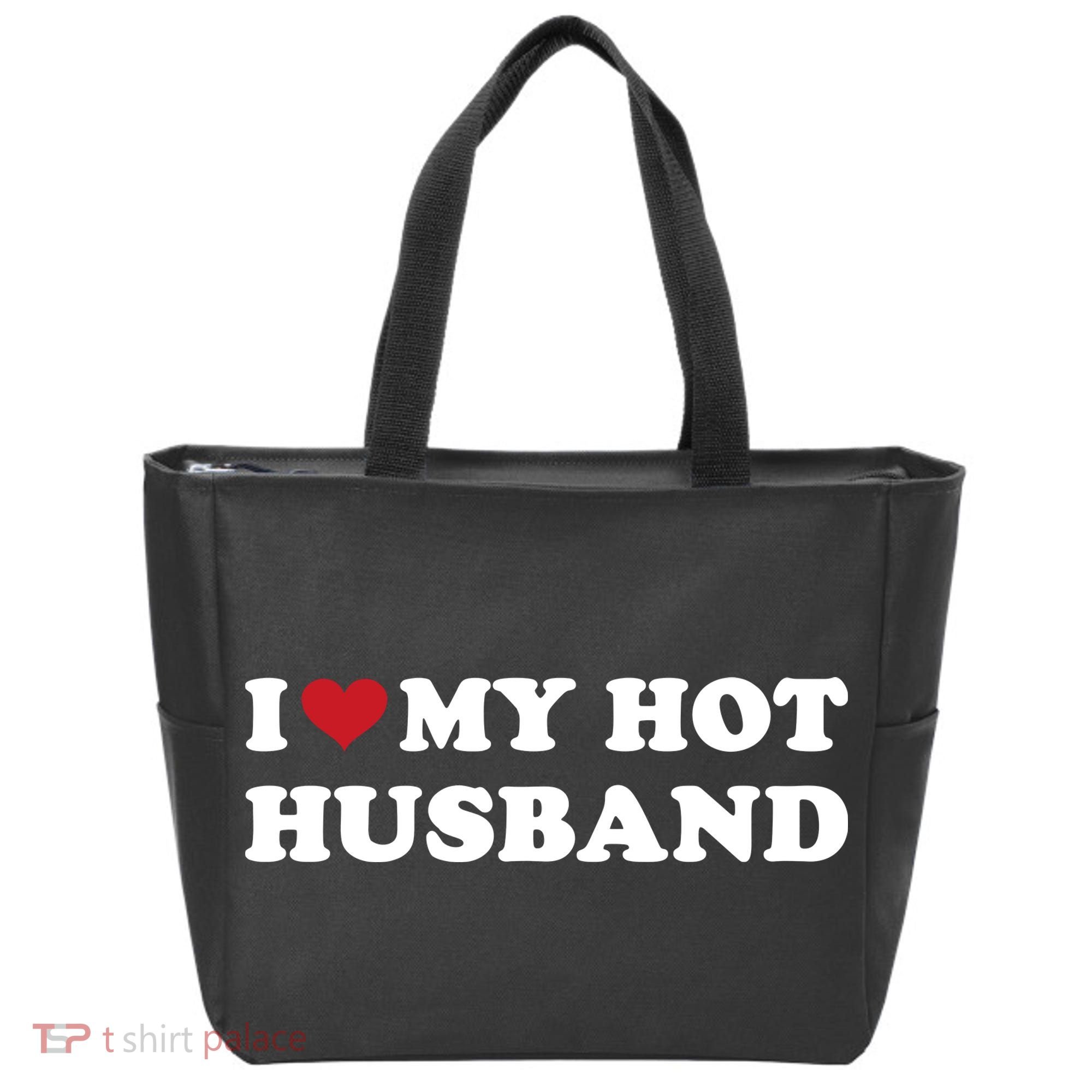 I Heart My Hot Husband Tote Bag