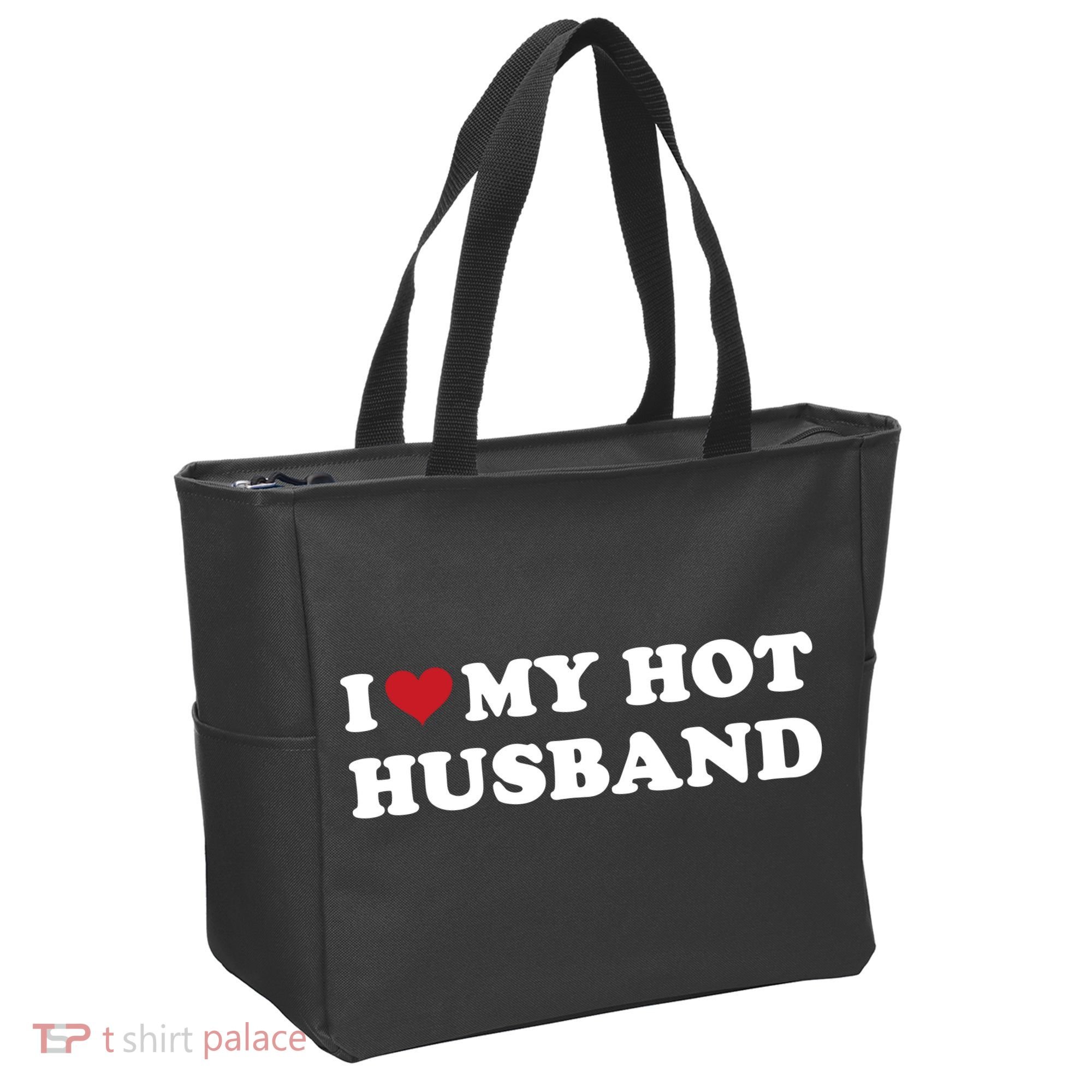 I Heart My Hot Husband Tote Bag