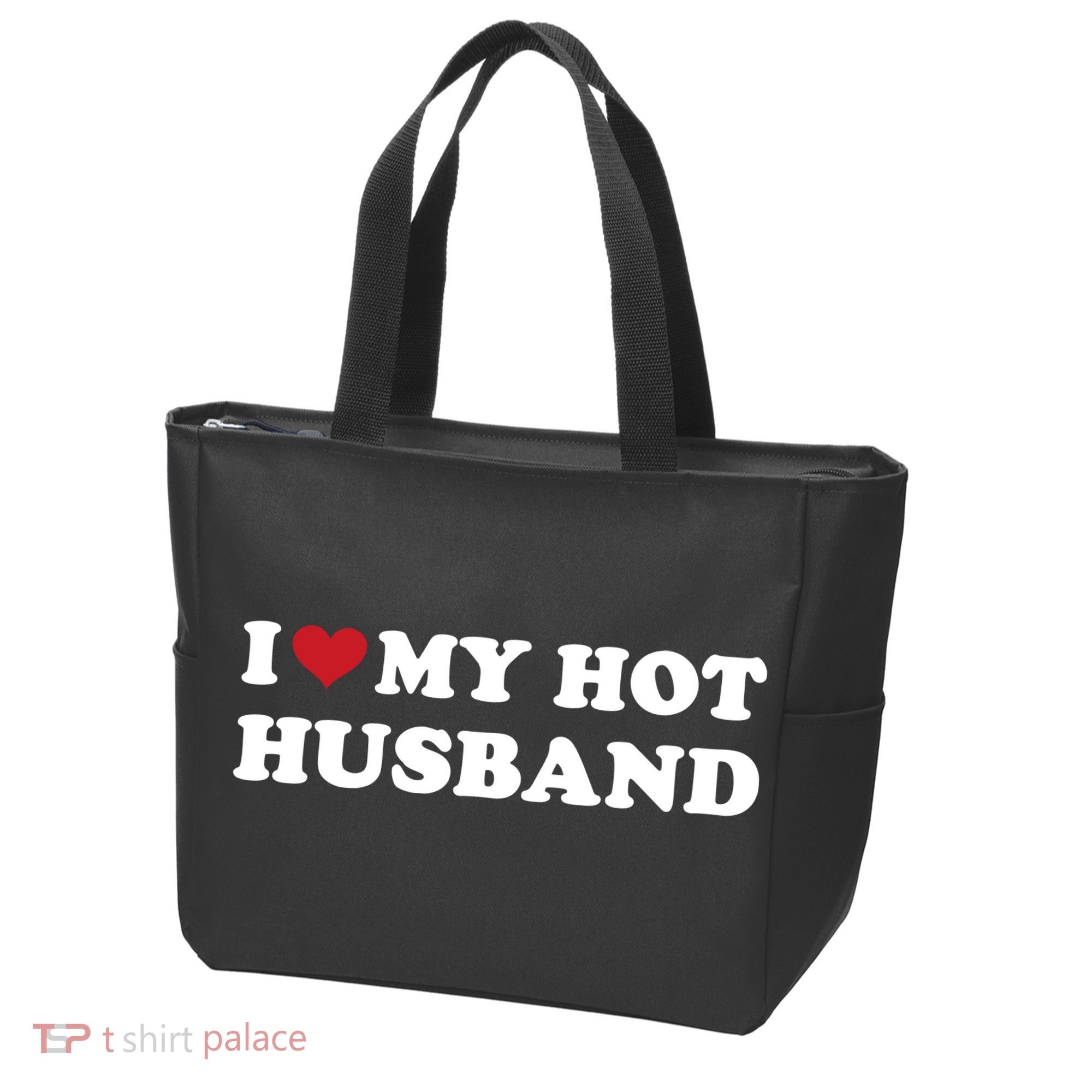 I Heart My Hot Husband Tote Bag