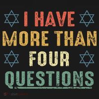 I Have More Than Four Questions Funny Passover Seder Women's Hoodie thumb 2