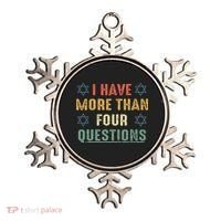 I Have More Than Four Questions Funny Passover Seder Ornament thumb 0