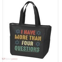 I Have More Than Four Questions Funny Passover Seder Tote Bag thumb 3