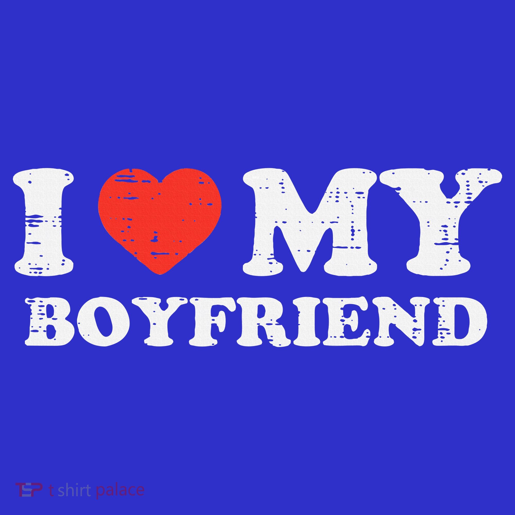 I Heart My Boyfriend Love Bf Couple Match Girlfriend  Sweatshirt