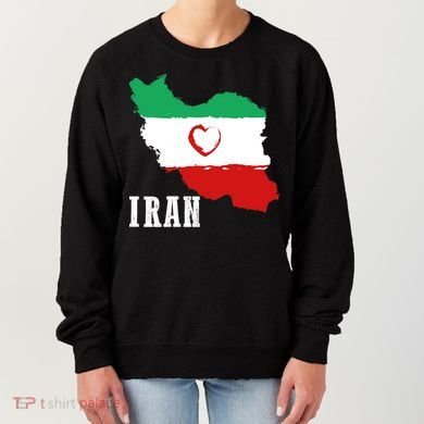 Iran Heart Map Pride For Patriotic Souls Women's Sweatshirt