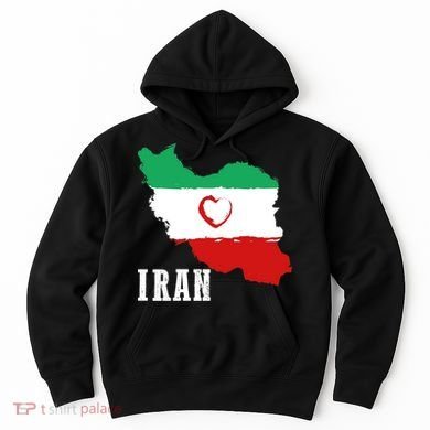 Iran Heart Map Pride For Patriotic Souls Hoodie