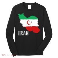 Iran Heart Map Pride For Patriotic Souls Long Sleeve Shirt thumb 0