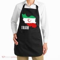 Iran Heart Map Pride For Patriotic Souls Apron thumb 2