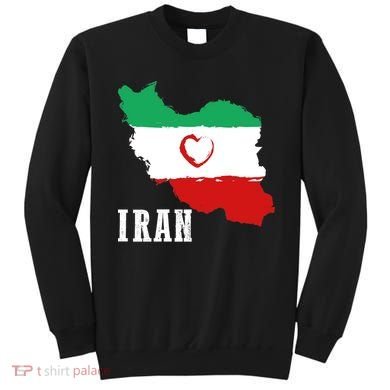 Iran Heart Map Pride For Patriotic Souls Sweatshirt