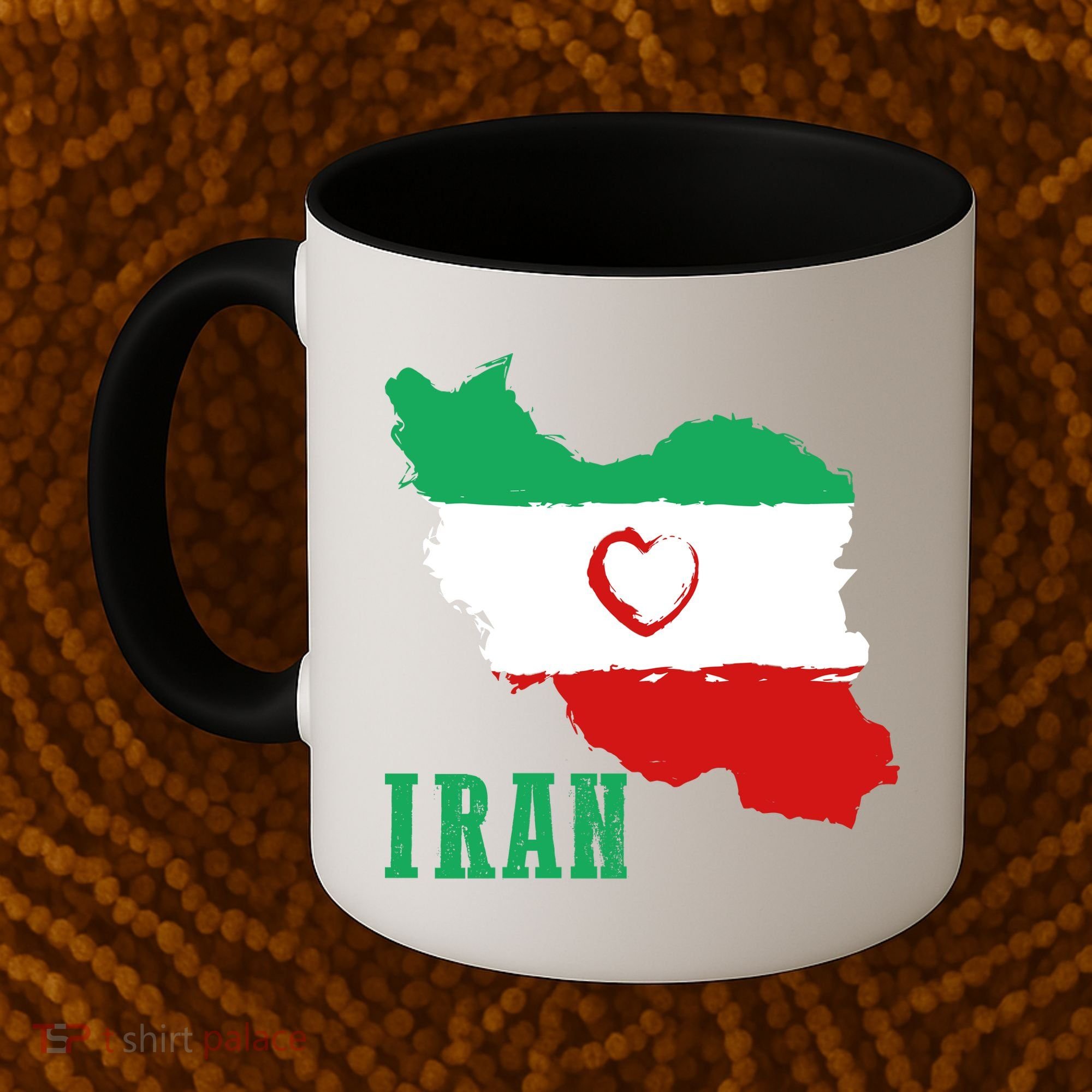 Iran Heart Map Pride For Patriotic Souls Coffee Mug