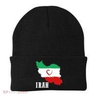 Iran Heart Map Pride For Patriotic Souls Beanie thumb 0