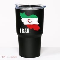 Iran Heart Map Pride For Patriotic Souls Tumbler thumb 0
