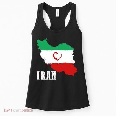 Iran Heart Map Pride For Patriotic Souls Women's Tank Top