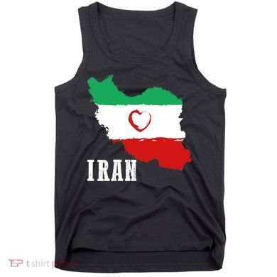 Iran Heart Map Pride For Patriotic Souls Tank Top