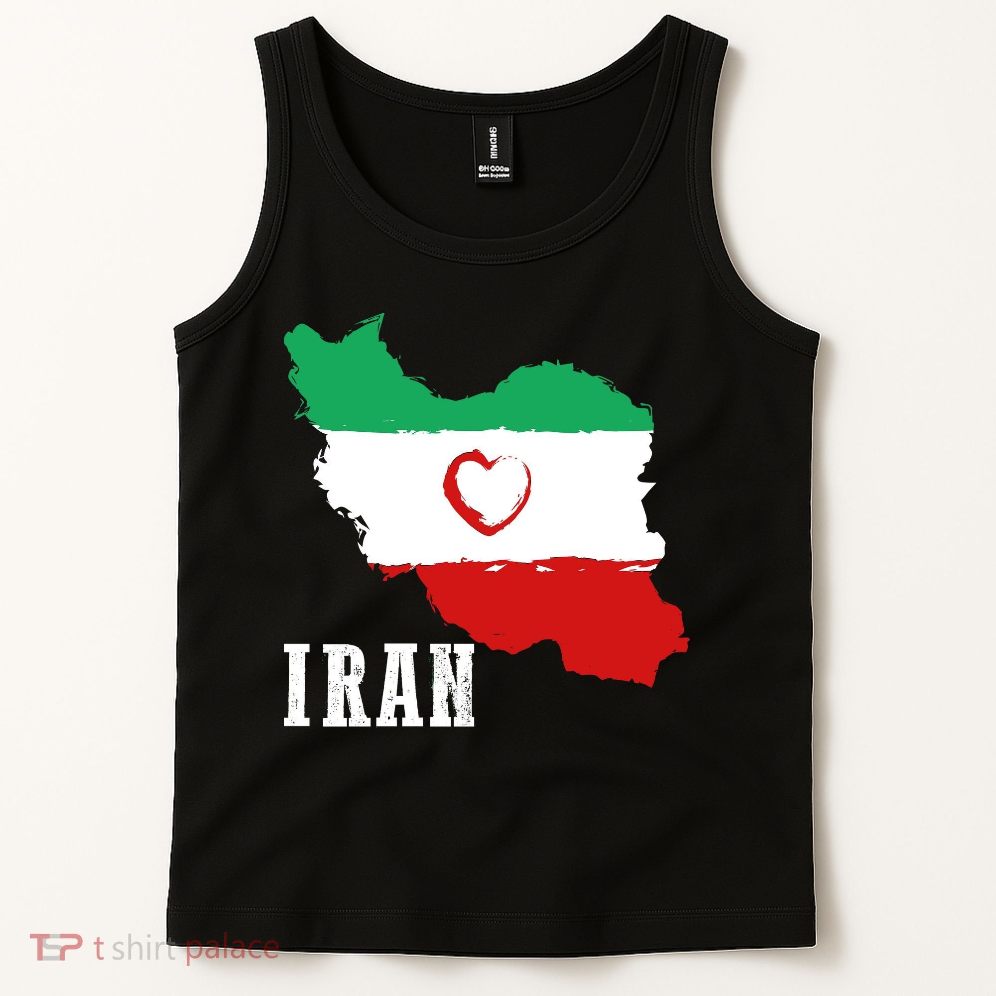 Iran Heart Map Pride For Patriotic Souls Tank Top
