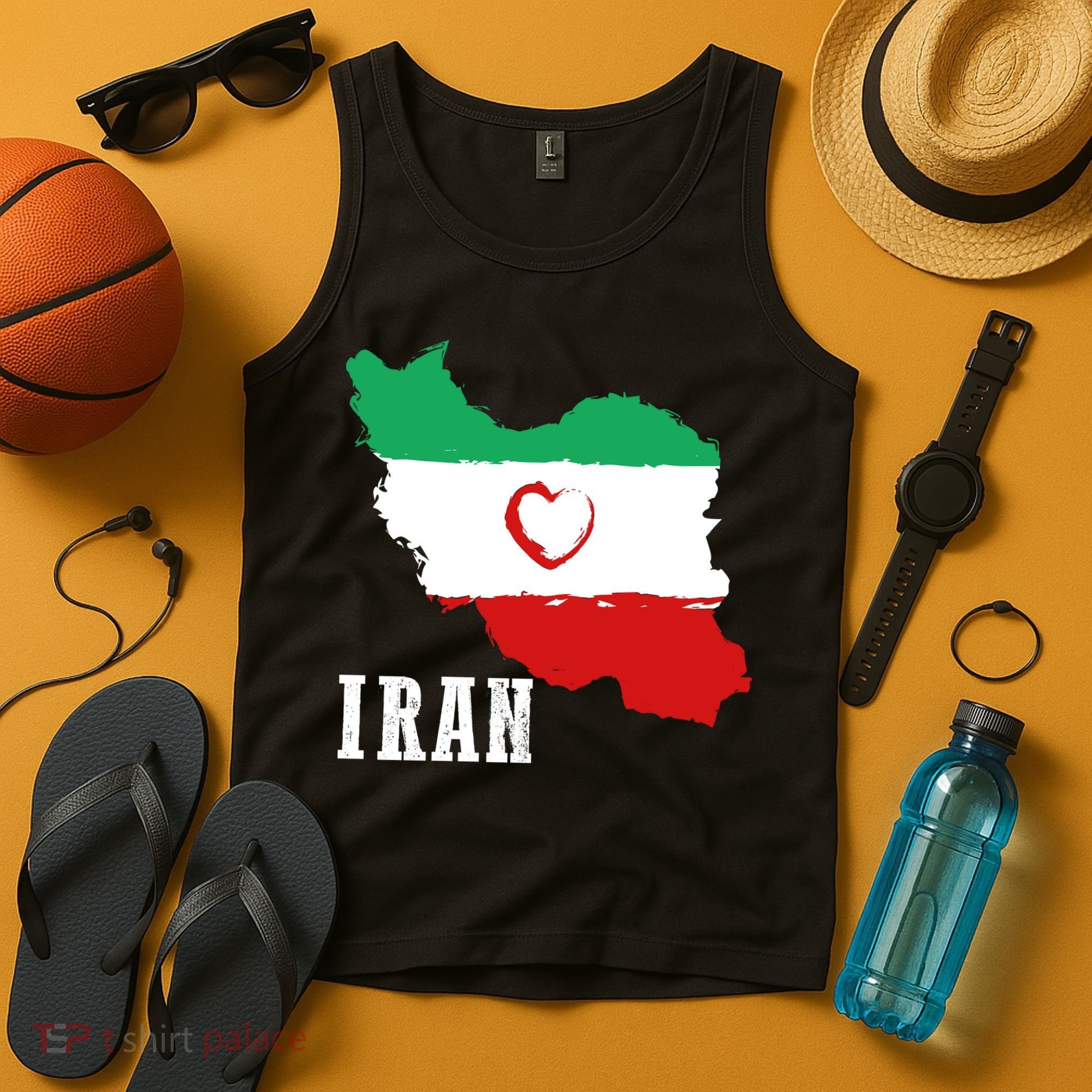Iran Heart Map Pride For Patriotic Souls Tank Top