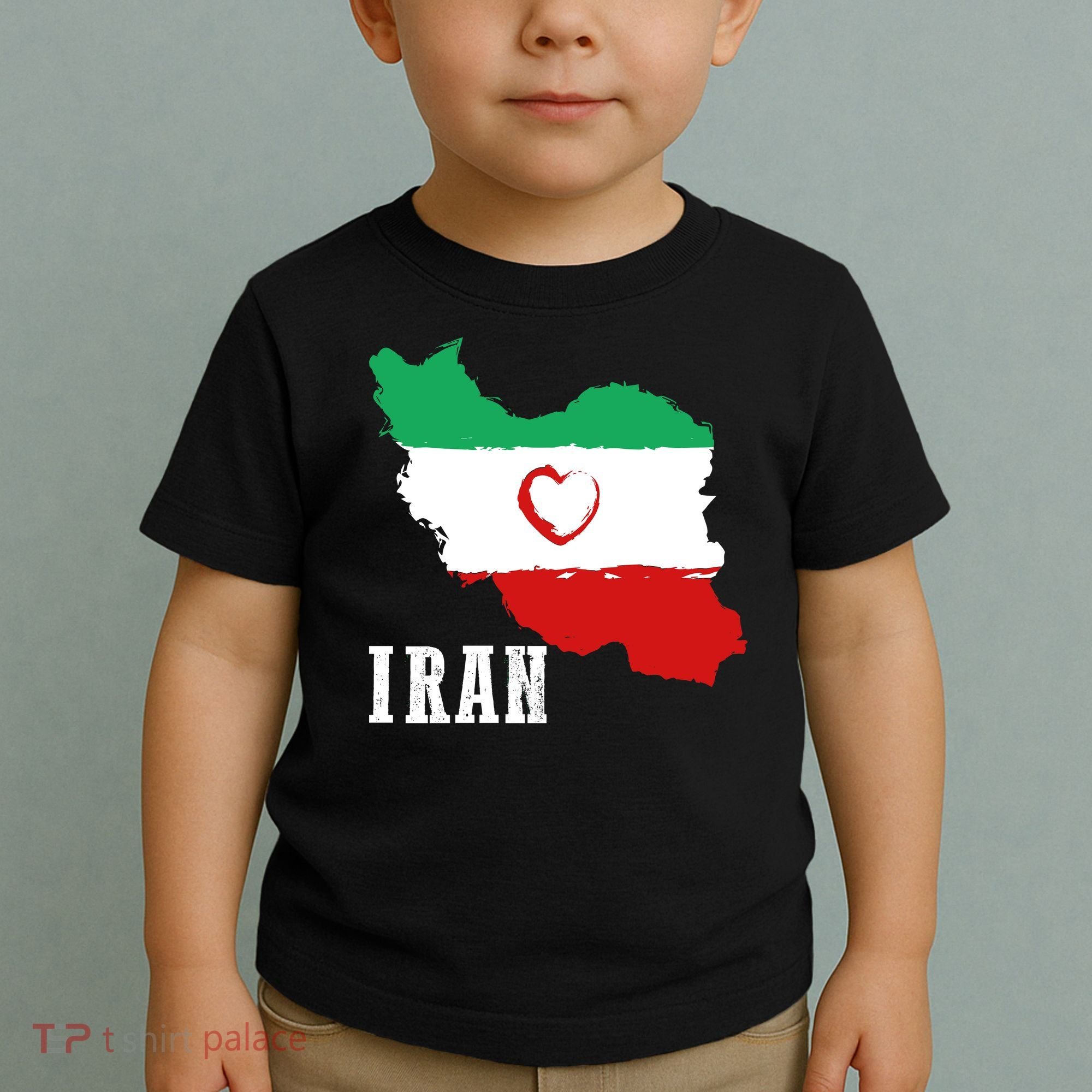 Iran Heart Map Pride For Patriotic Souls Toddler T-Shirt