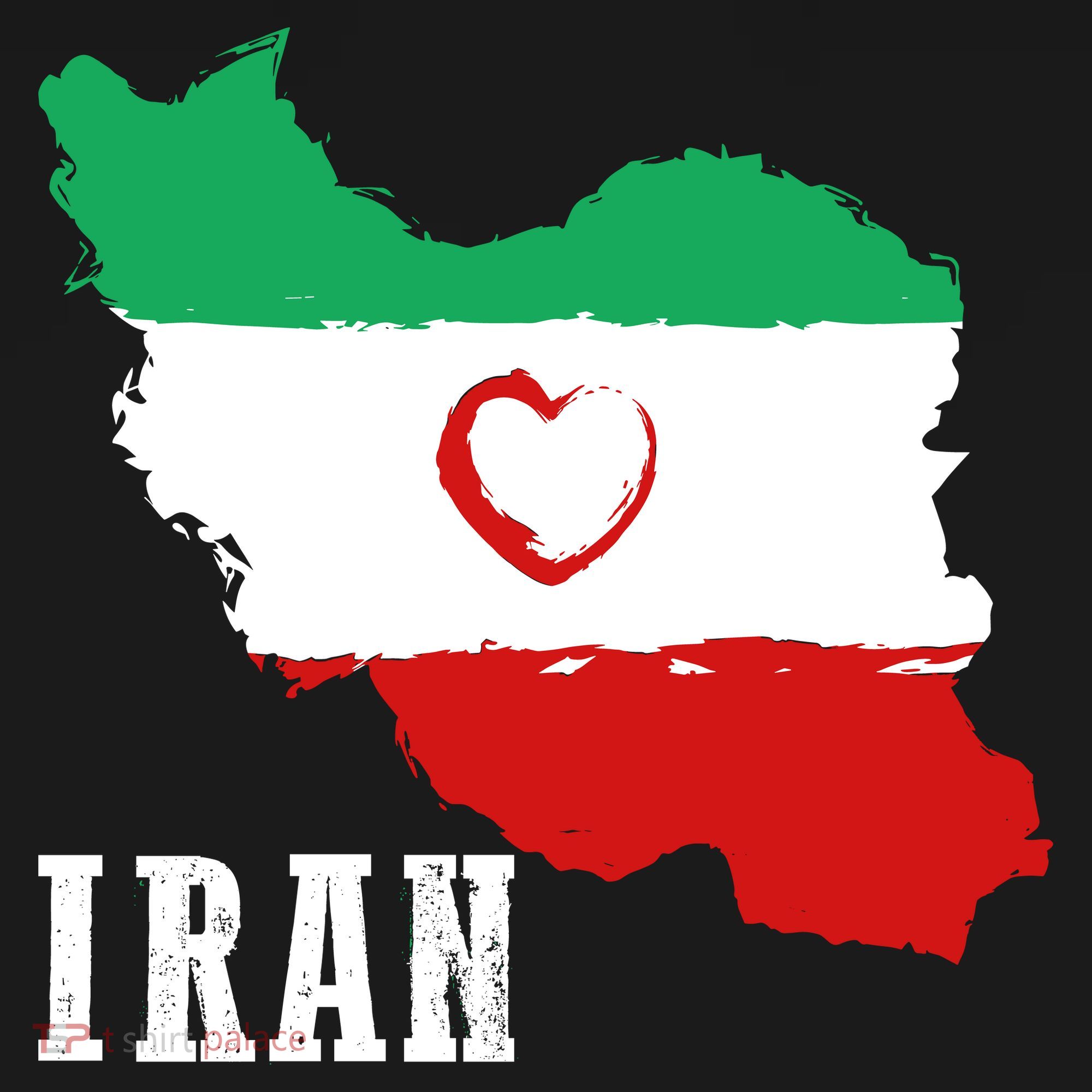 Iran Heart Map Pride For Patriotic Souls Toddler T-Shirt