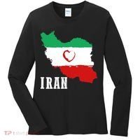 Iran Heart Map Pride For Patriotic Souls Women's Long Sleeve Shirt thumb 0
