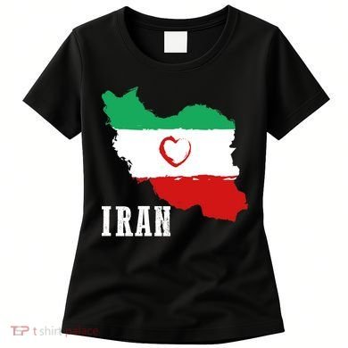 Iran Heart Map Pride For Patriotic Souls Women's T-Shirt