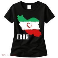 Iran Heart Map Pride For Patriotic Souls Women's T-Shirt thumb 0