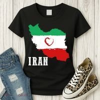 Iran Heart Map Pride For Patriotic Souls Women's T-Shirt thumb 3