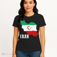 Iran Heart Map Pride For Patriotic Souls Women's T-Shirt thumb 4