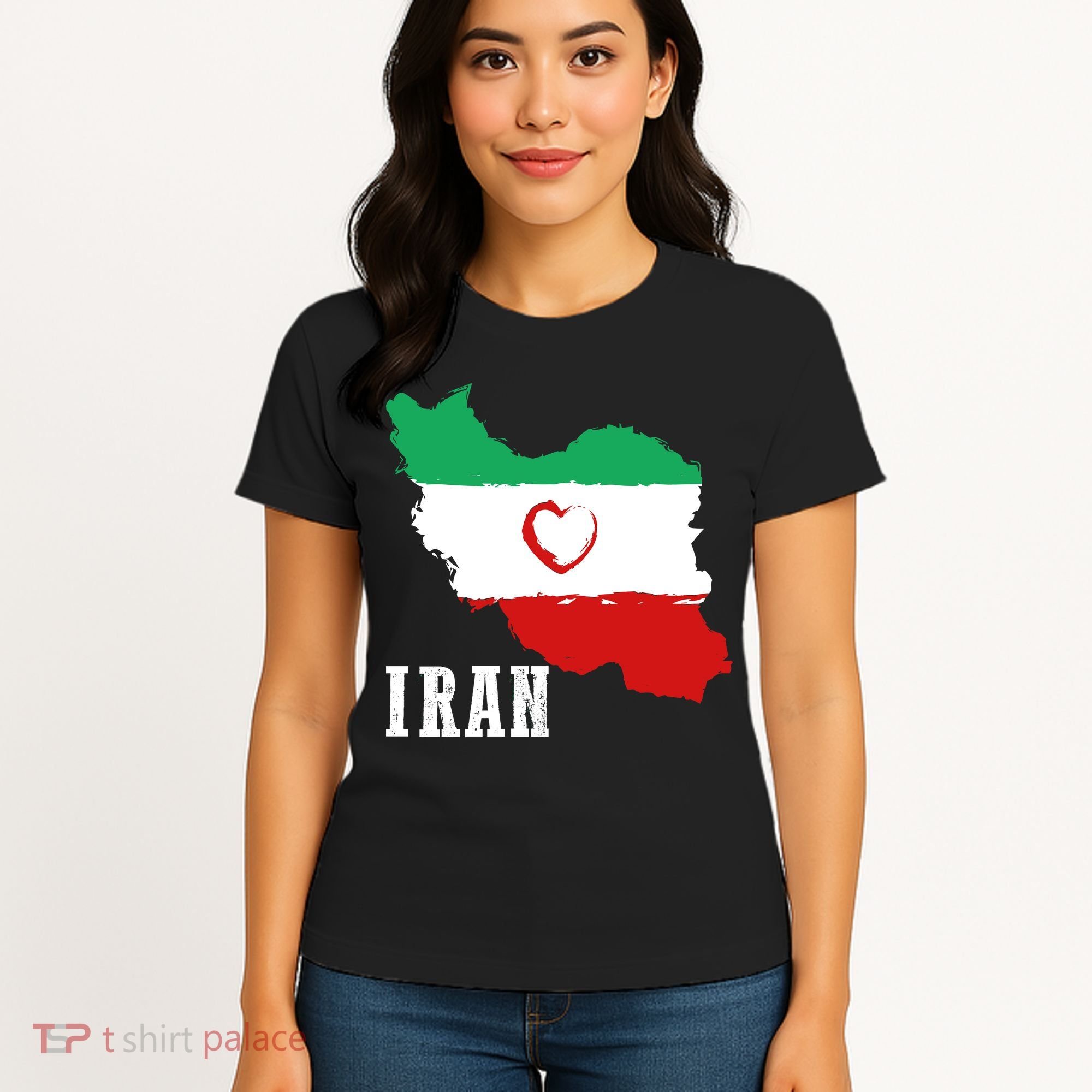 Iran Heart Map Pride For Patriotic Souls Women's T-Shirt