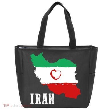Iran Heart Map Pride For Patriotic Souls Tote Bag