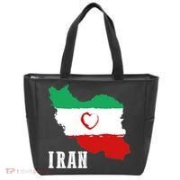 Iran Heart Map Pride For Patriotic Souls Tote Bag thumb 0