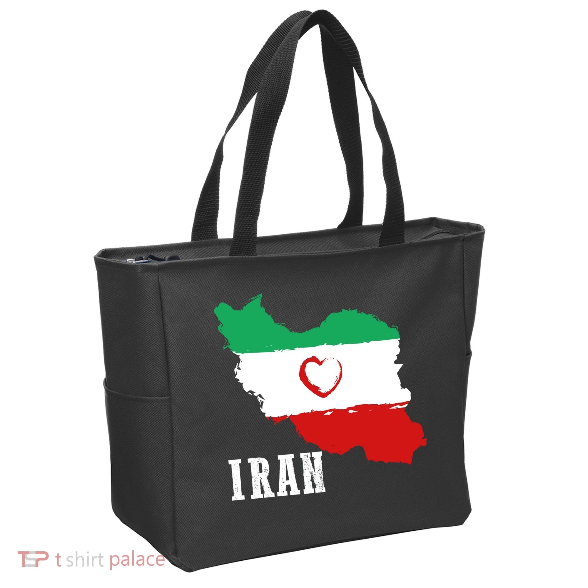 Iran Heart Map Pride For Patriotic Souls Tote Bag