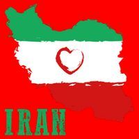 Iran Heart Map Pride For Patriotic Souls Santa Hat thumb 1