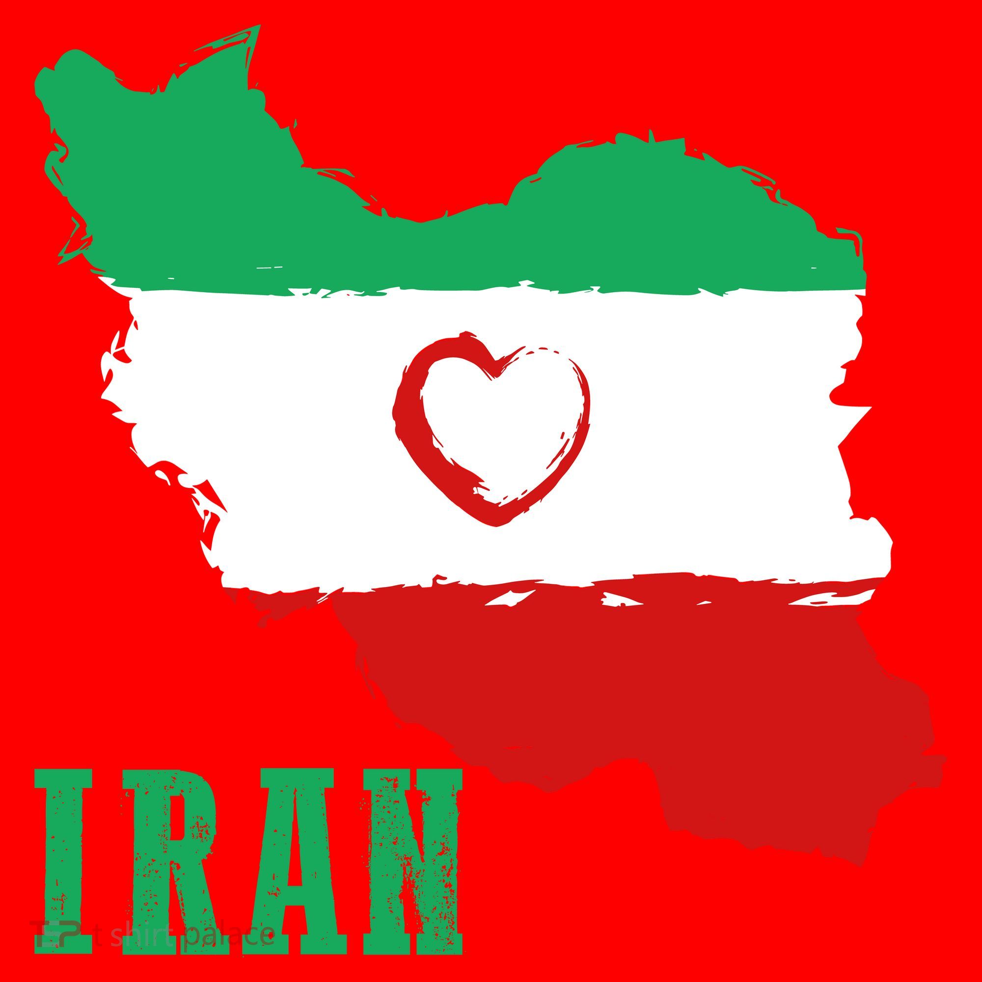 Iran Heart Map Pride For Patriotic Souls Santa Hat