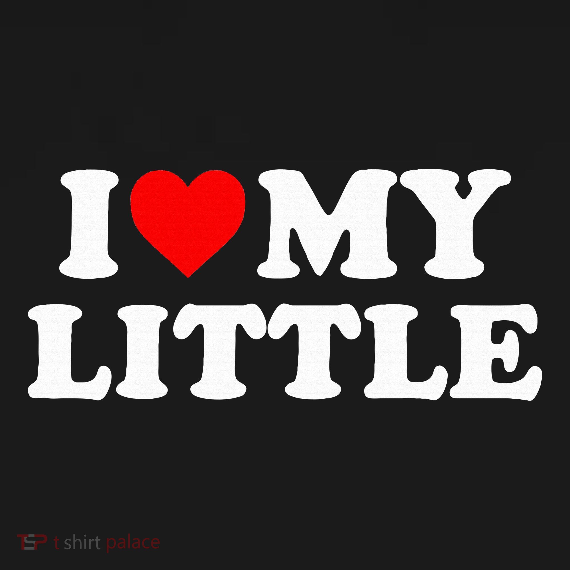 I Heart My Little Love Matching Little Big Sorority T-Shirt