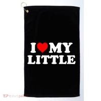 I Heart My Little Love Matching Little Big Sorority Golf Towel thumb 0