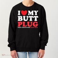 I Heart My Butt Plug That I Have In Me Right Now Women's Sweatshirt thumb 0