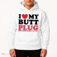 I Heart My Butt Plug That I Have In Me Right Now Hoodie thumb 2