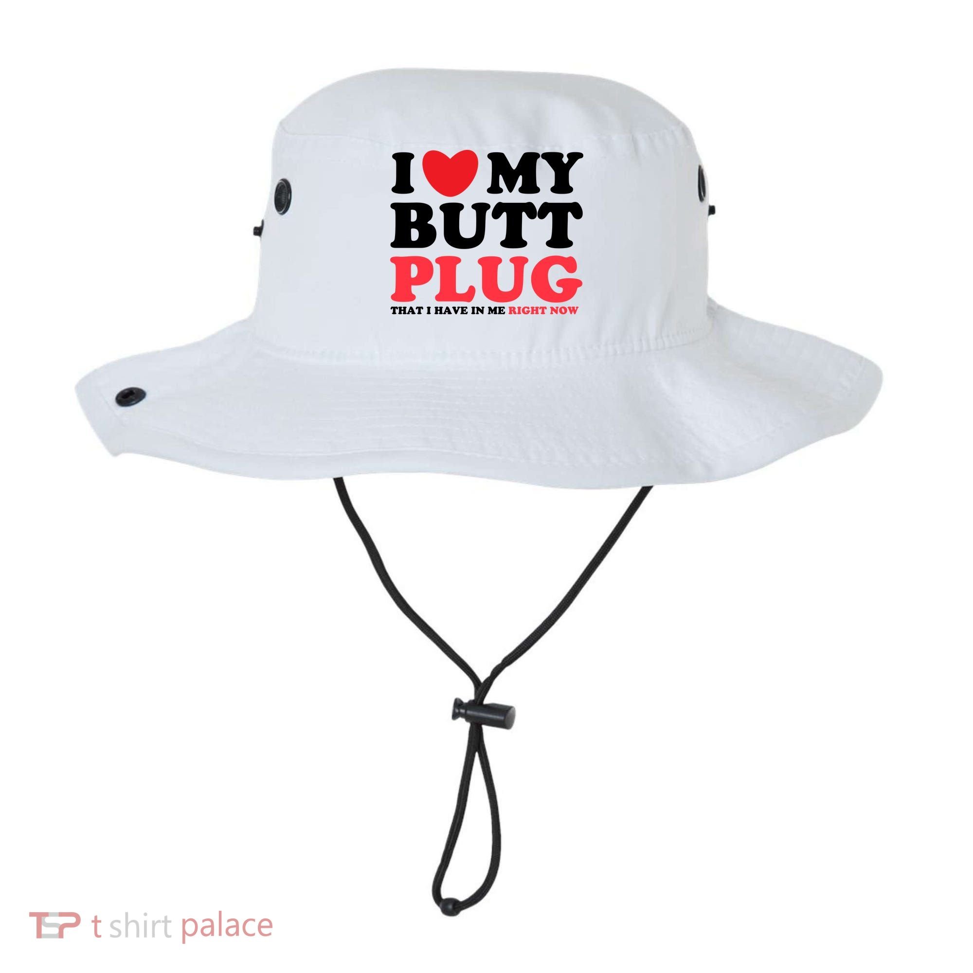 I Heart My Butt Plug That I Have In Me Right Now Bucket Hat