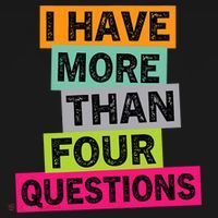 I Have More Than Four Questions Funny Happy Passover Ornament thumb 1